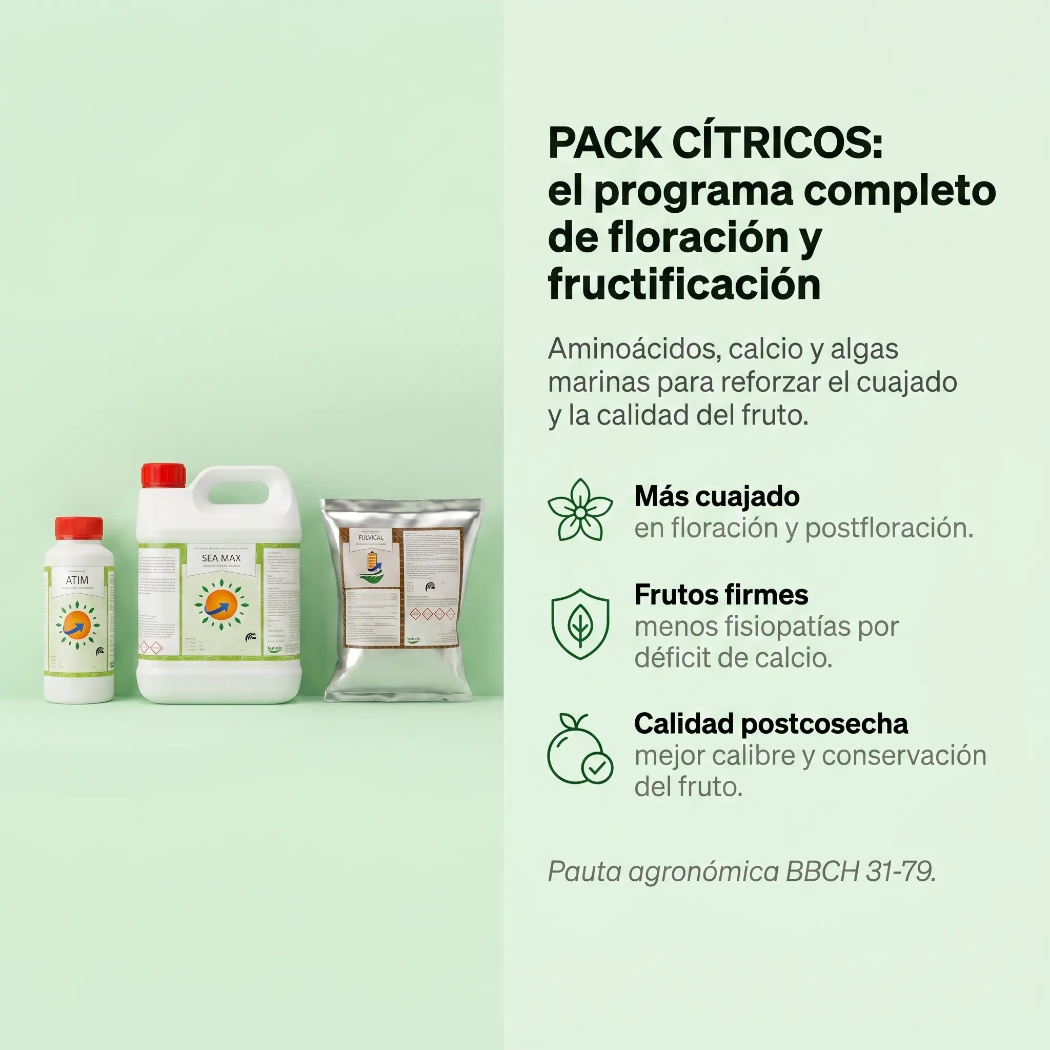 Pack Cítricos - Programa de floración y fructificación