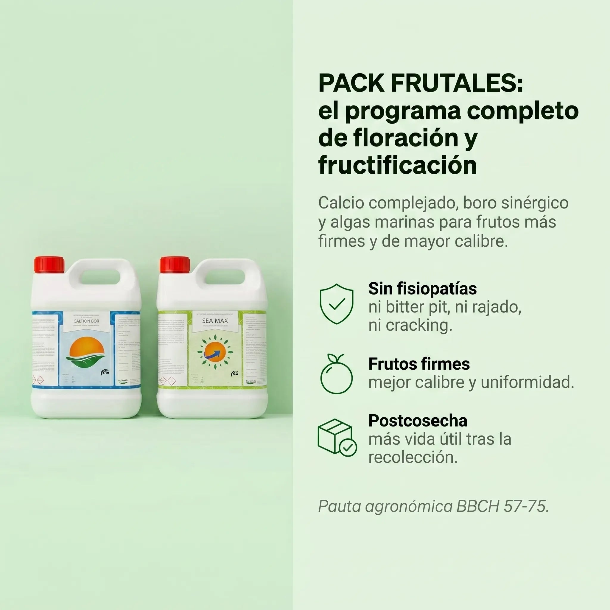 Pack Frutales - Programa de floración y fructificación